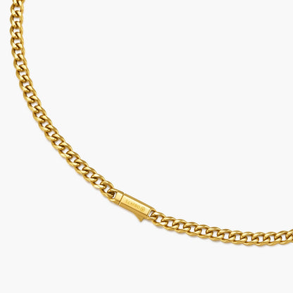 Round Curb Chain Necklace (5 mm)
