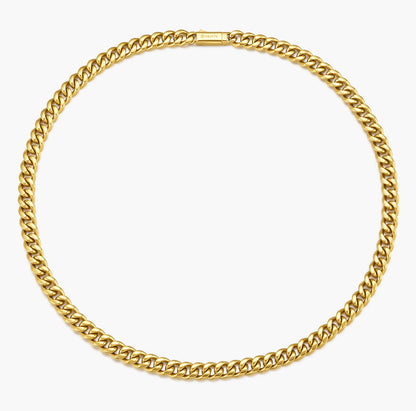 Curb Chain Necklace (8 mm)