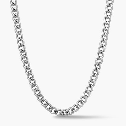 Round Curb Chain Necklace (5 mm)