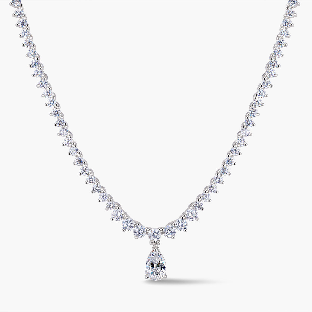 Convertible Pear Tennis Necklace