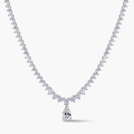 Convertible Pear Tennis Necklace