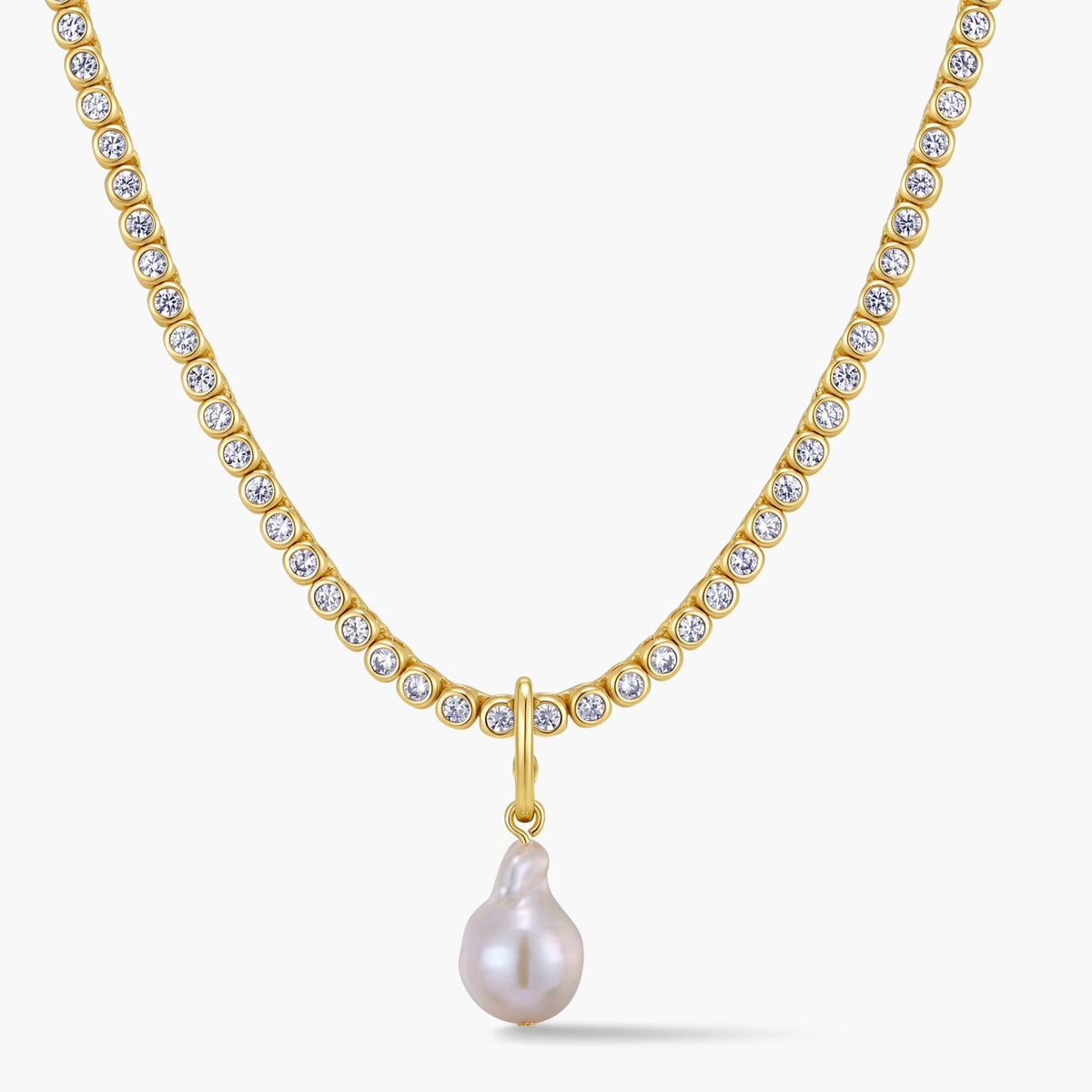 Pearl Pendant with Hinged Bail