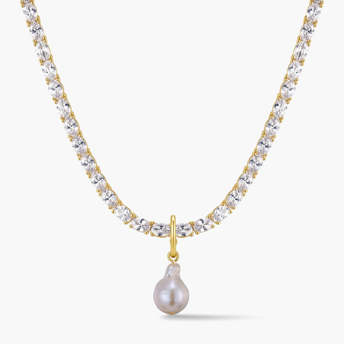 Pearl Pendant with Hinged Bail