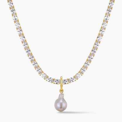 Pearl Pendant with Hinged Bail
