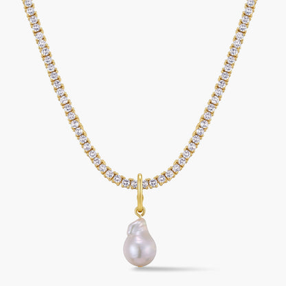 Pearl Pendant with Hinged Bail