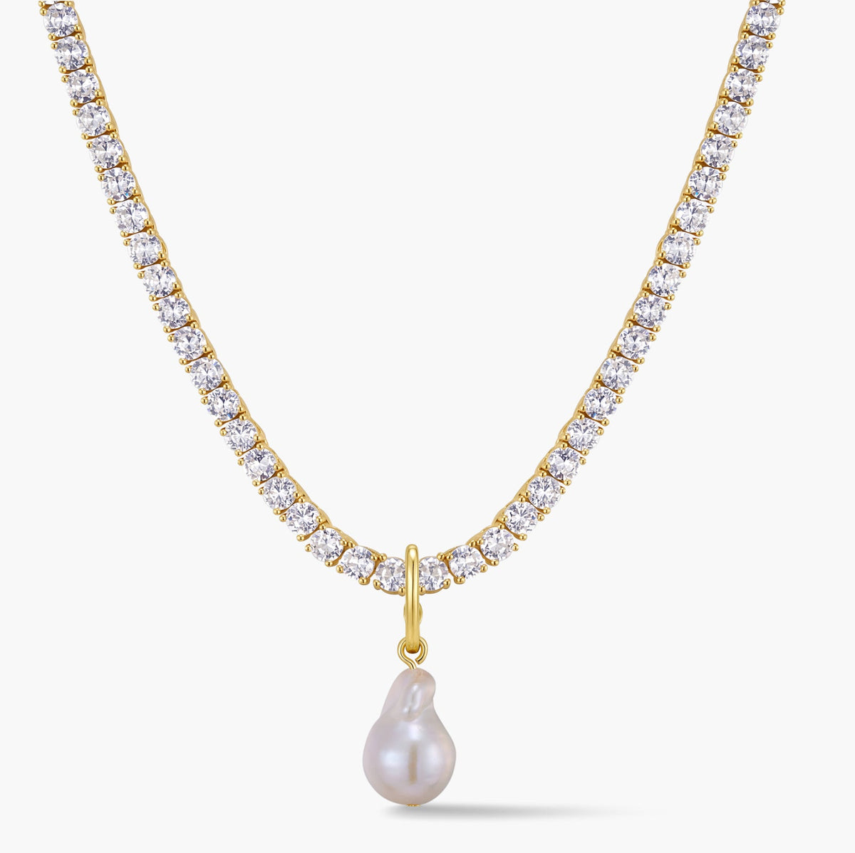 Pearl Pendant with Hinged Bail