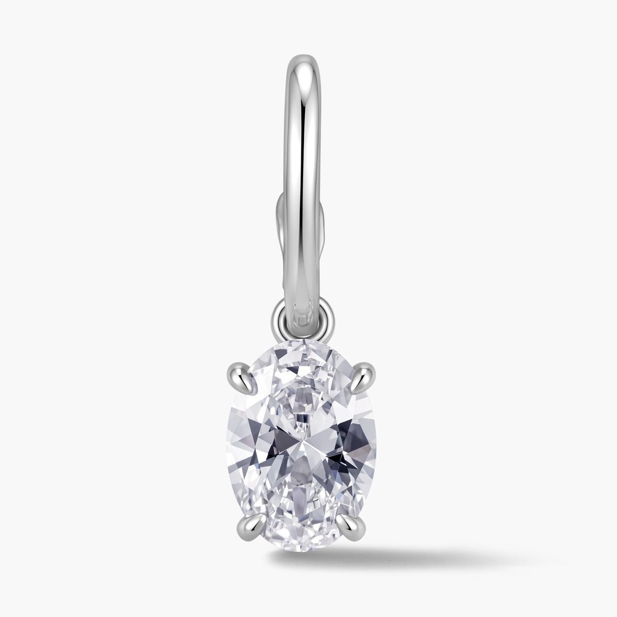 Oval Pendant with Hinged Bail