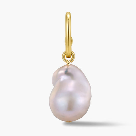 Pearl Pendant with Hinged Bail