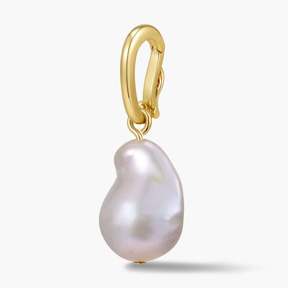 Pearl Pendant with Hinged Bail