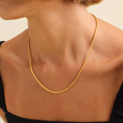 Mikalynne | Collana a catena in oro 18 carati