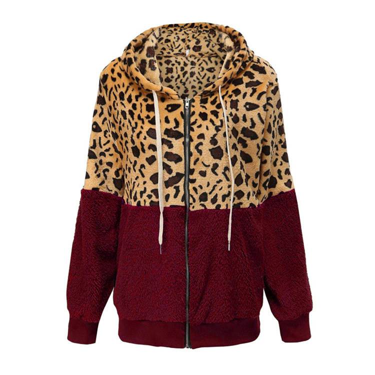 Lea - Felpa in Pile con Design Leopardo