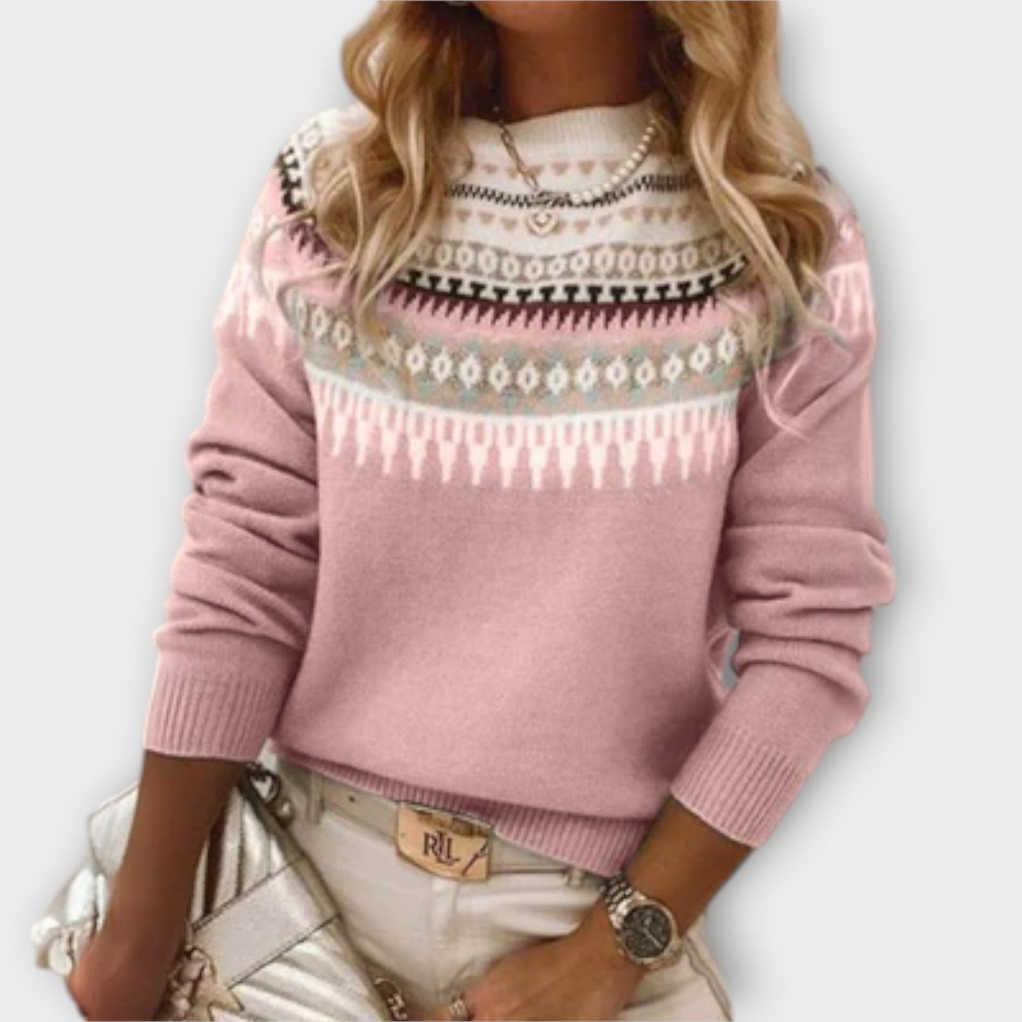 Lena - Maglione Knit Quotidiano Accogliente e Caldo 