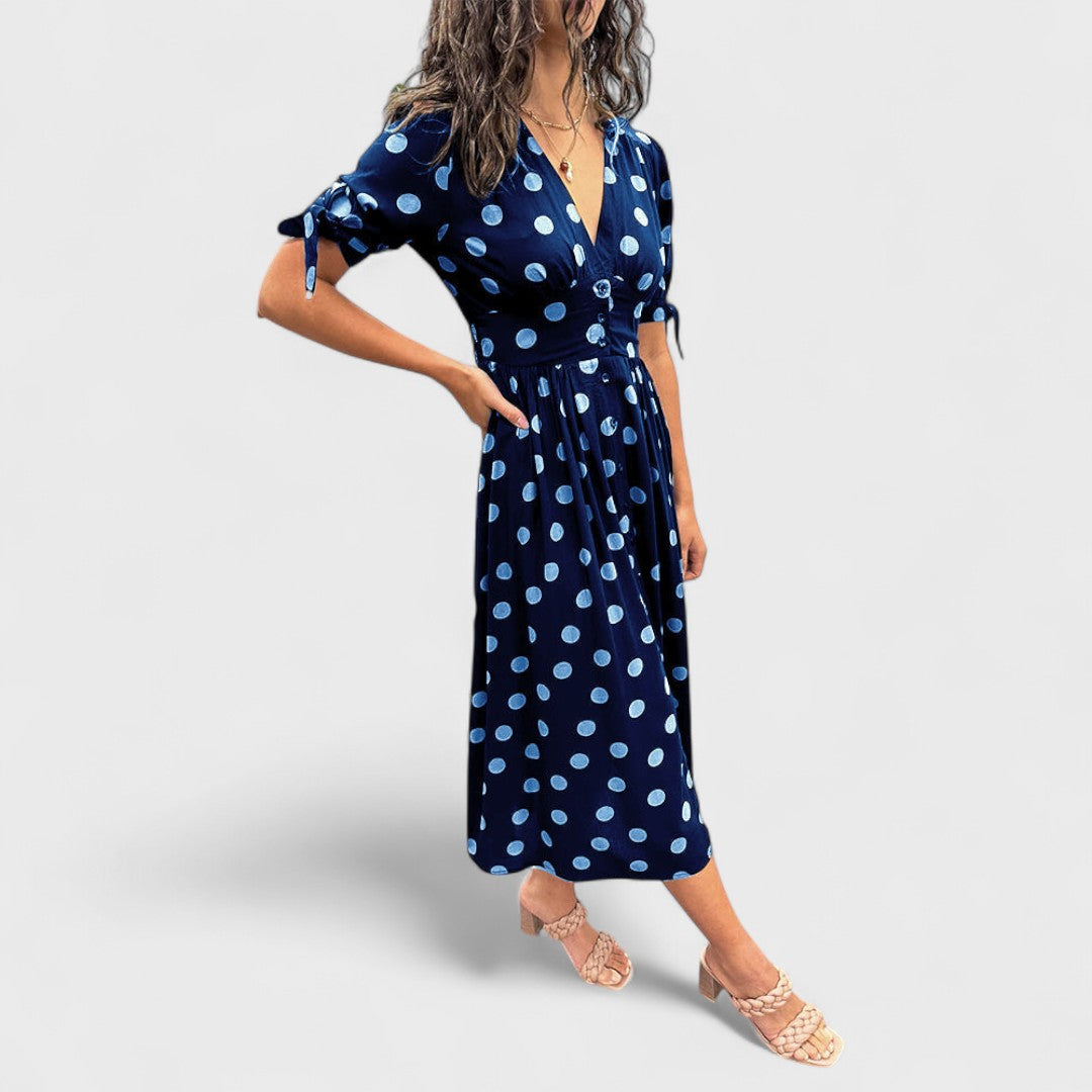 Monique - Vestito elegante a pois 