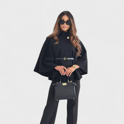 Lea - Giacca a farfalla chic con cintura 