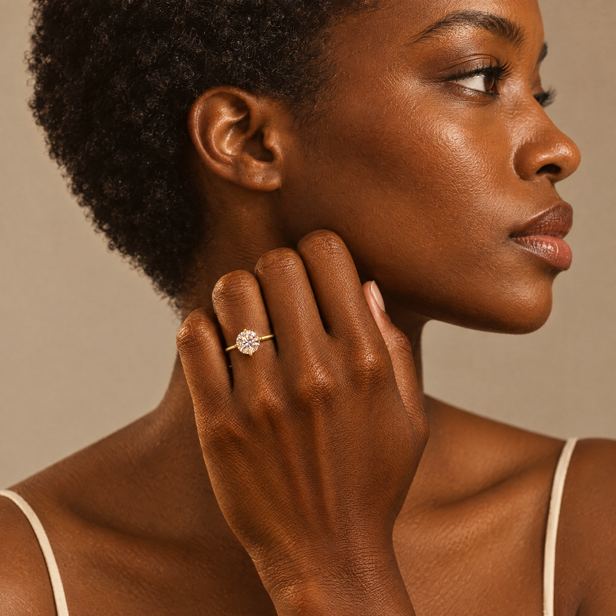 Round Solitaire ring