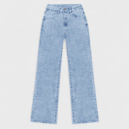 Mara - Jeans dritti larghi a gamba larga da donna 