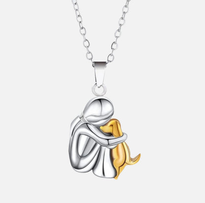 Elin - Collana con ciondolo a forma di cane 