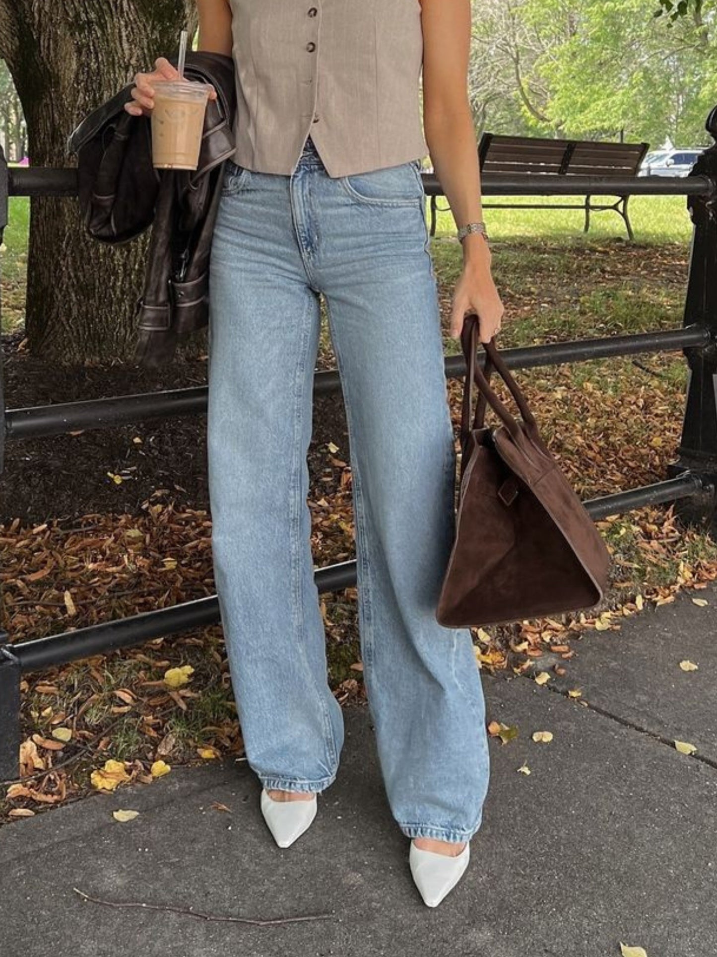 Luisa | Borsa Quotidiana Minimalista in Pelle scamosciata