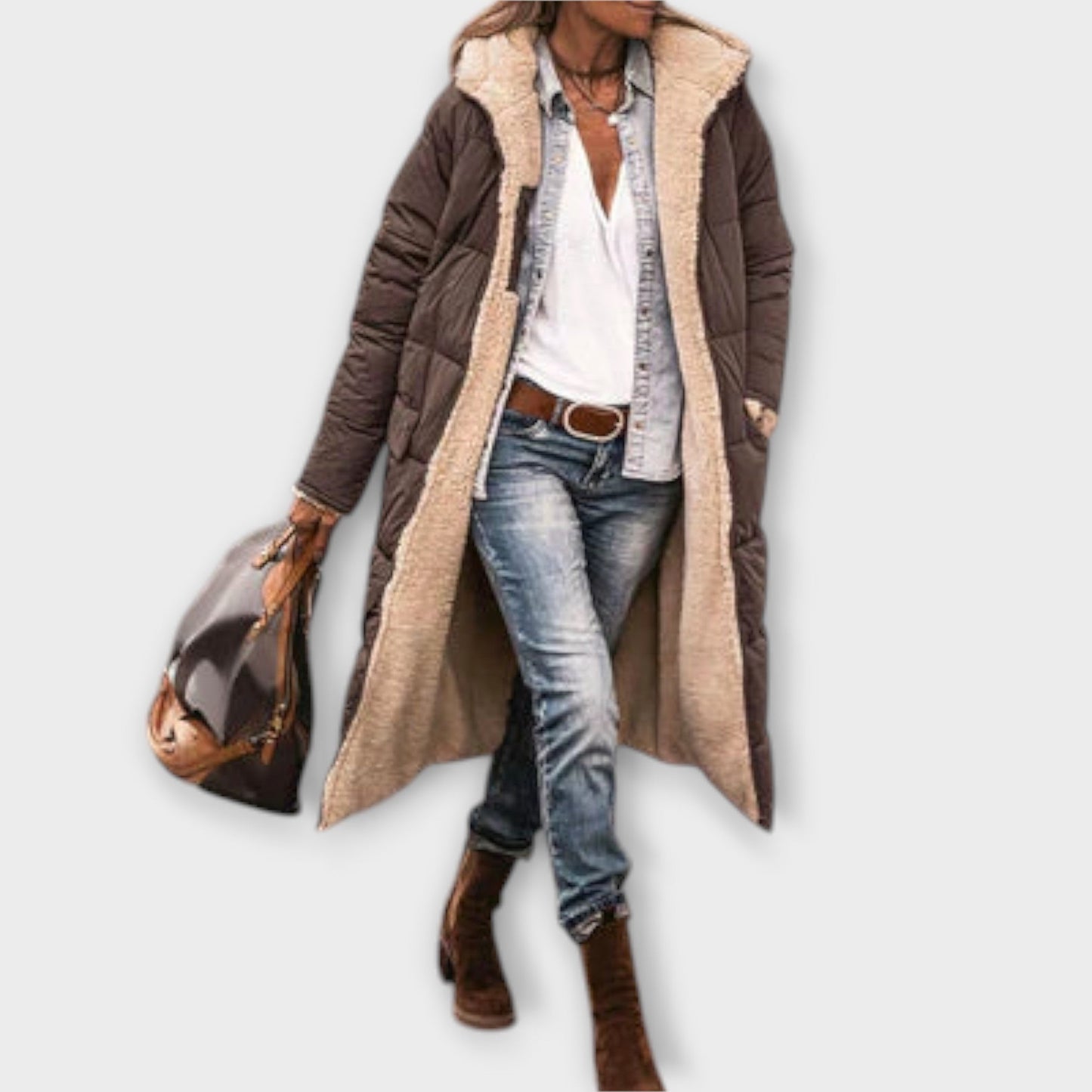 Kora - Mantella con rivestimento in Pile