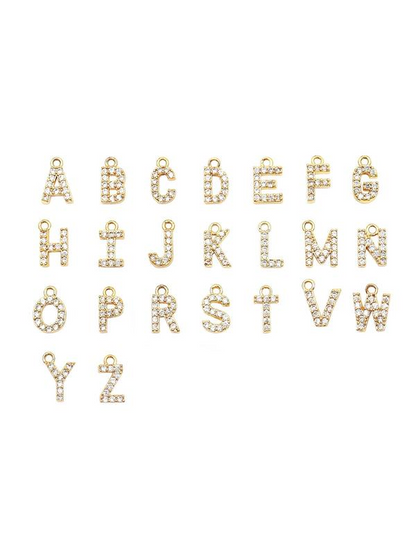 Set di 2 collane con ciondolo a croce e iniziali