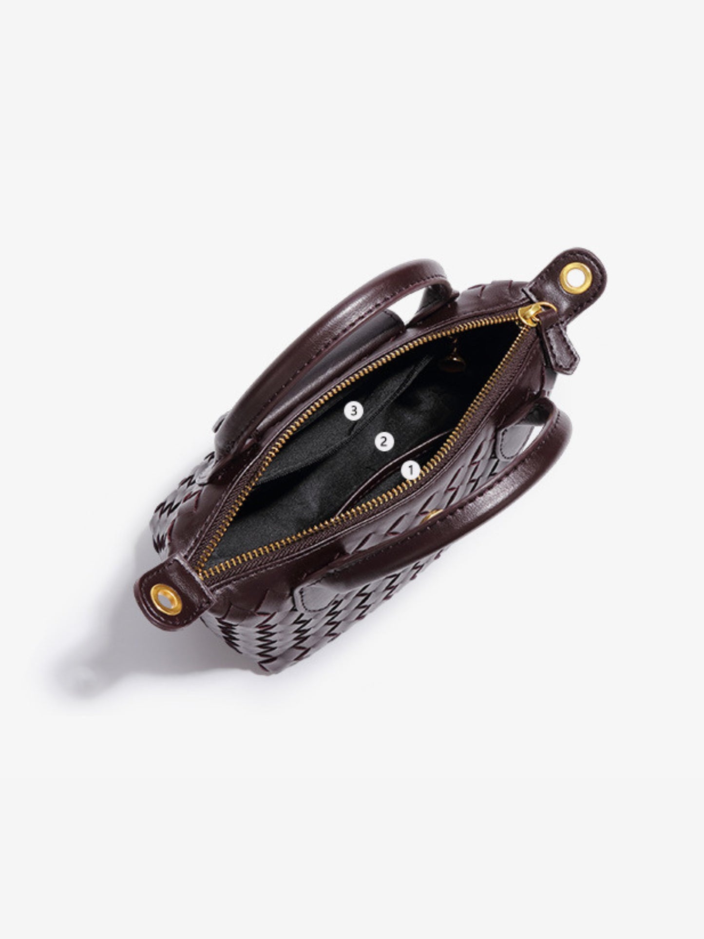 Elisa | Borsa Convertibile Piccola Intrecciata