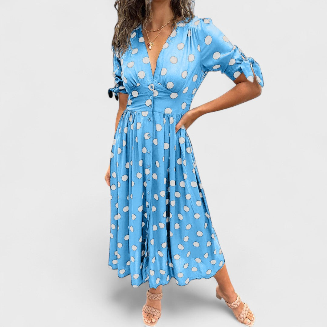 Monique - Vestito elegante a pois 