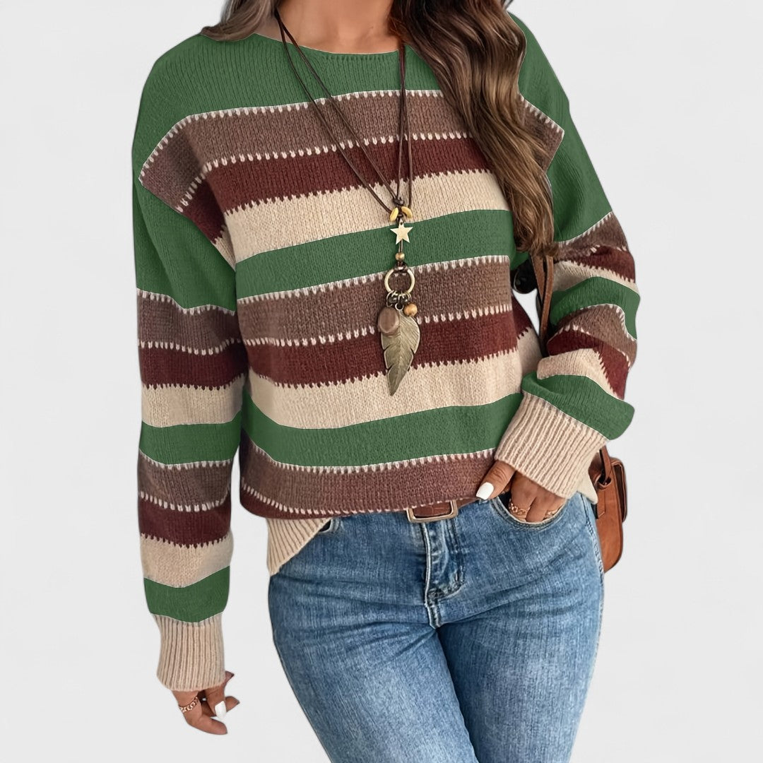 Maryanna - Maglione Casual Vintage da Donna