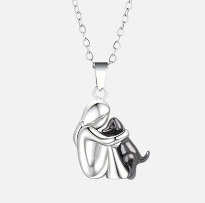 Elin - Collana con ciondolo a forma di cane 