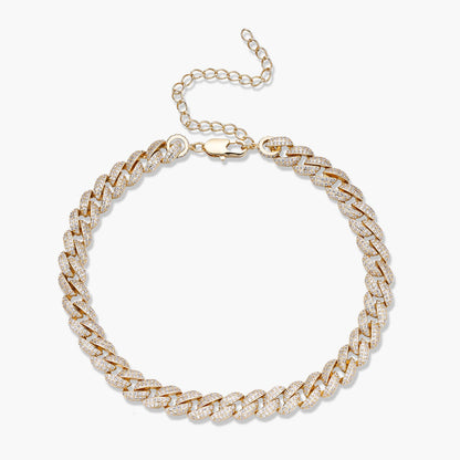 Pavé Cuban Link Choker
