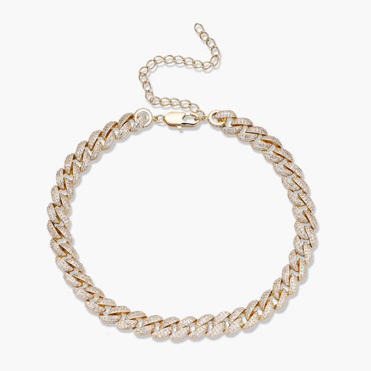 Pavé Cuban Link Choker