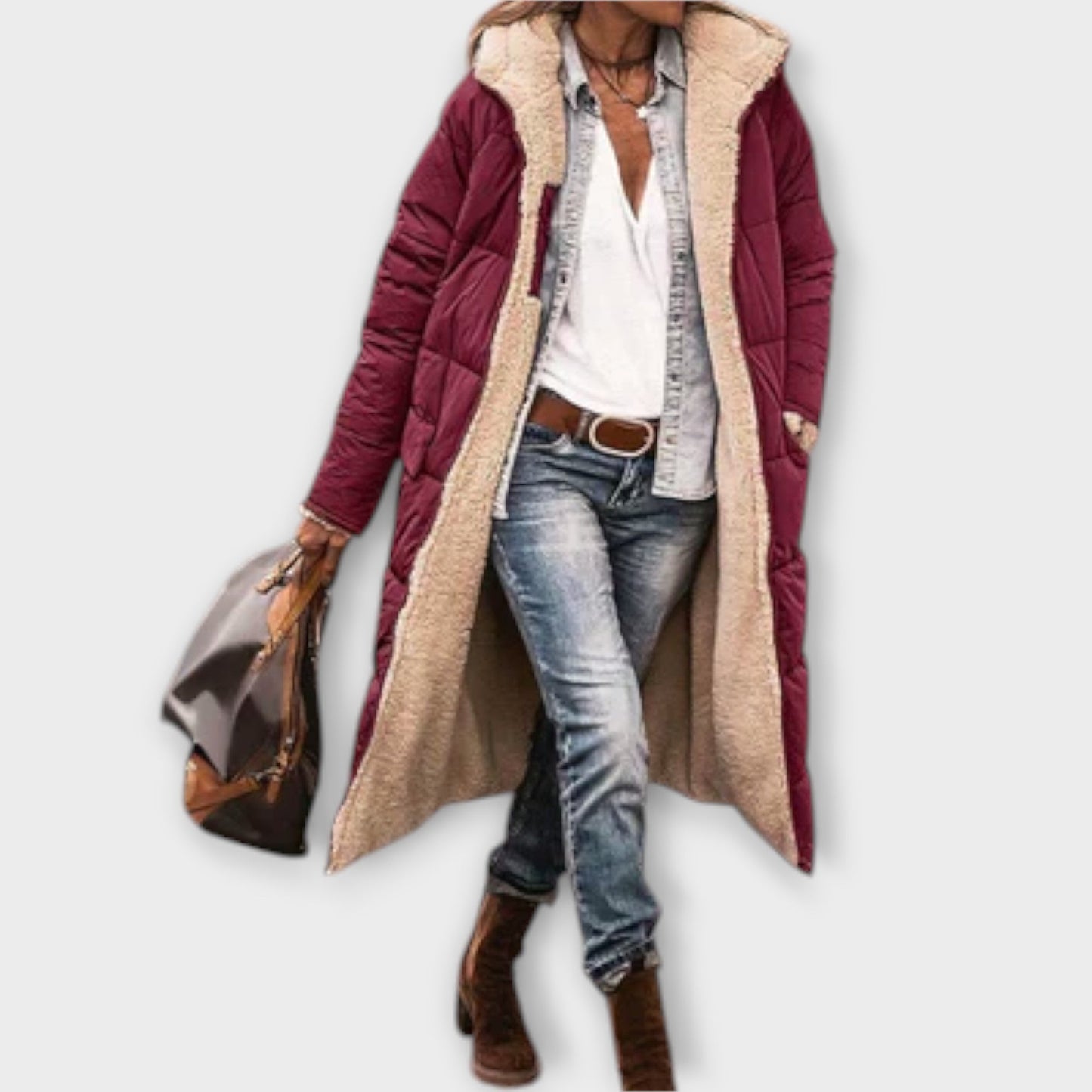 Kora - Mantella con rivestimento in Pile