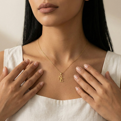 Collana con lettere personalizzate