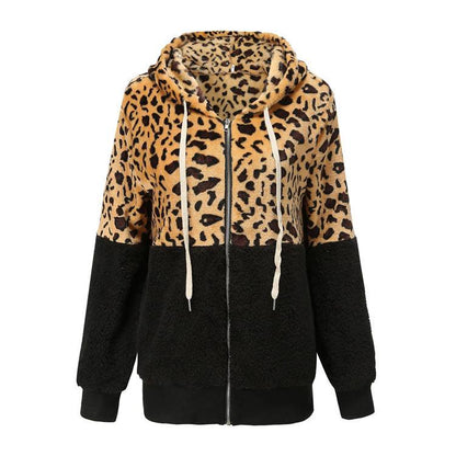 Lea - Felpa in Pile con Design Leopardo