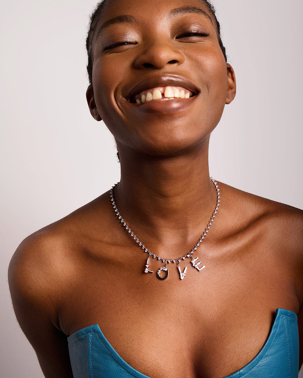 Initial Necklace – Silver