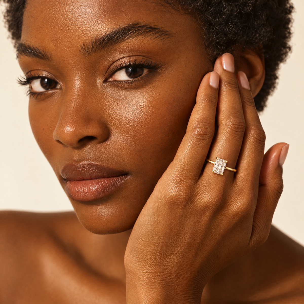 Radiant-Cut Solitaire ring