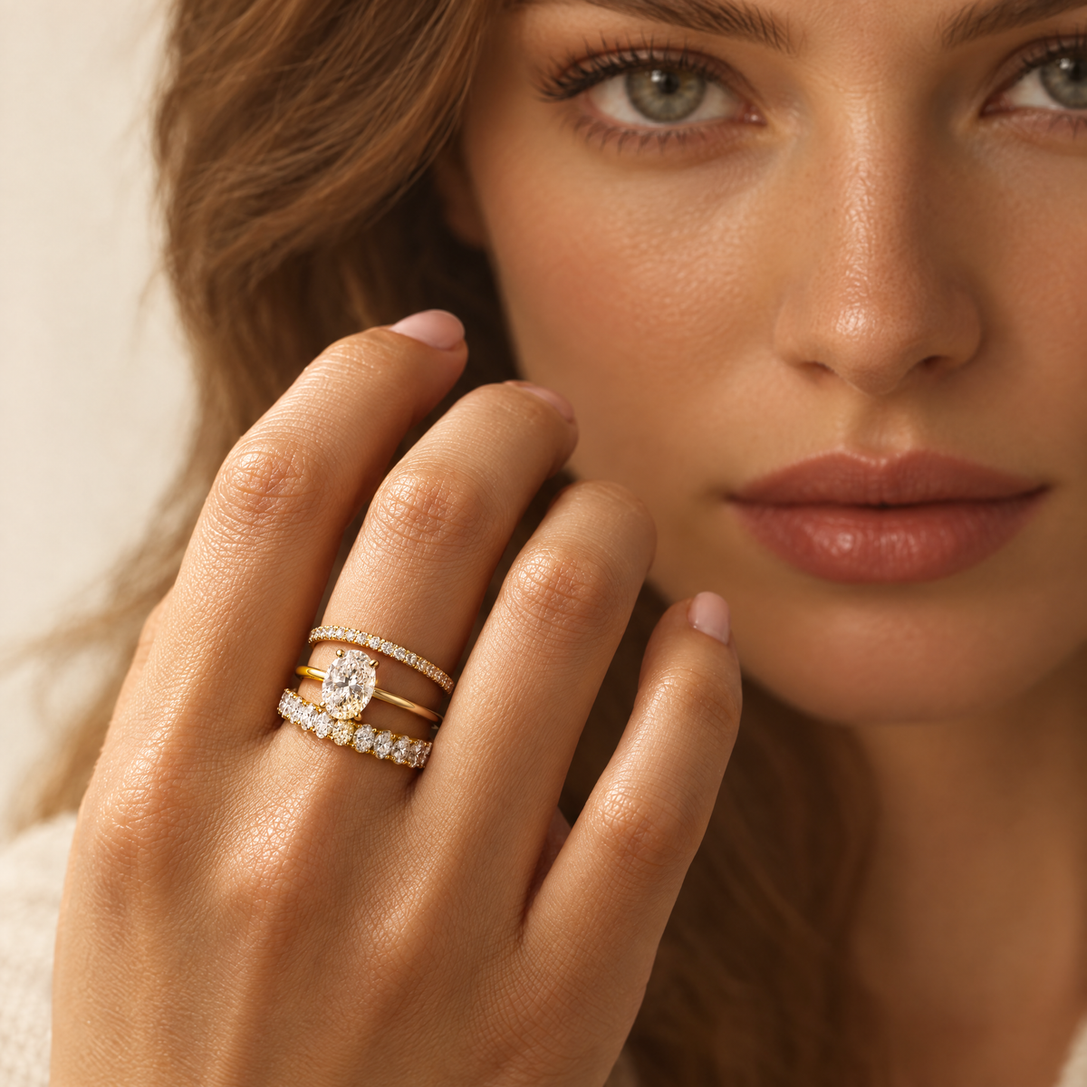 Classic Oval Solitaire ring