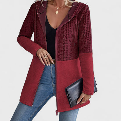 Valentino - Cardigan Grigio con Cappuccio Elegante da Donna