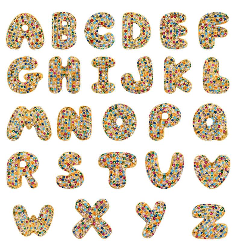 Set di 2 collane con iniziali a bolla