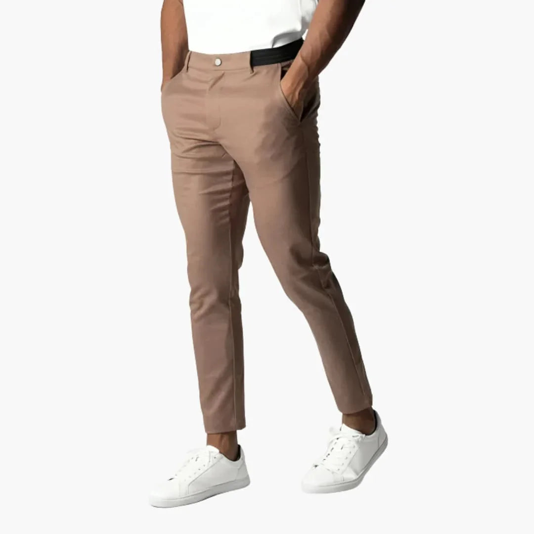 Pantaloni Chino Elasticizzati per Uomo