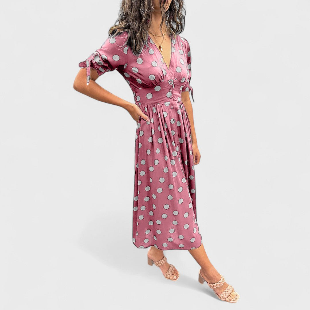 Monique - Vestito elegante a pois 