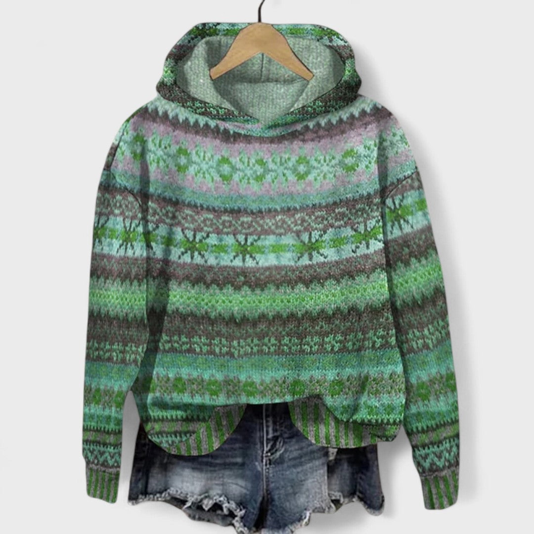 Josefin - Felpa con cappuccio dal design intramontabile 