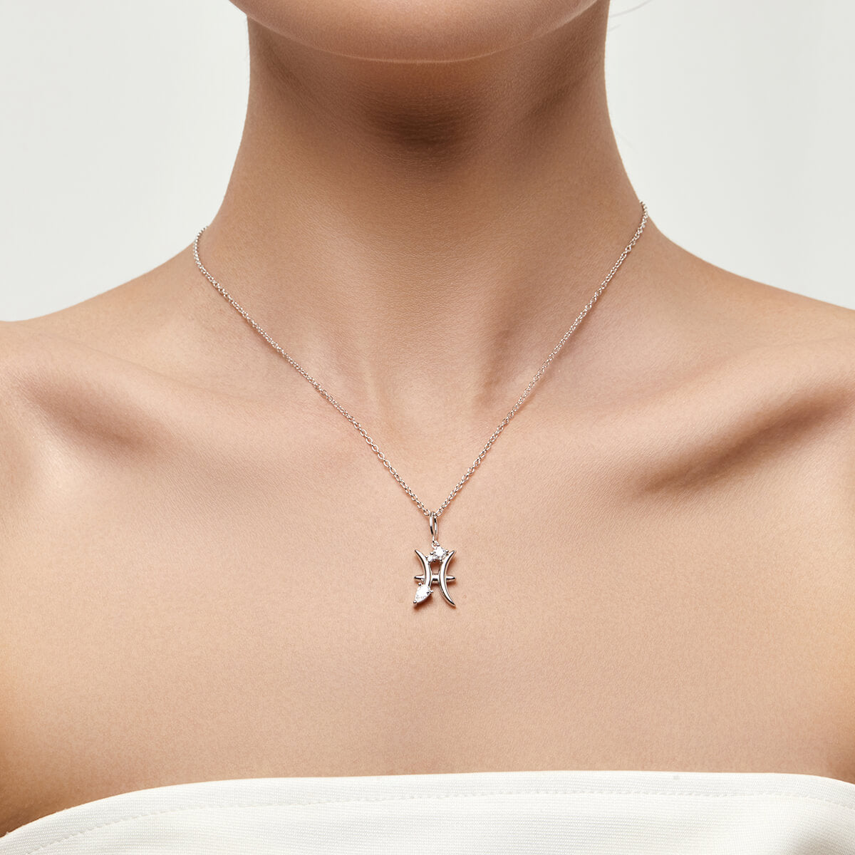 Pisces Zodiac Necklace