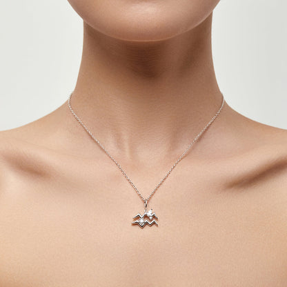 Aquarius Zodiac Necklace