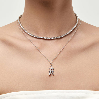 Pisces Zodiac Necklace