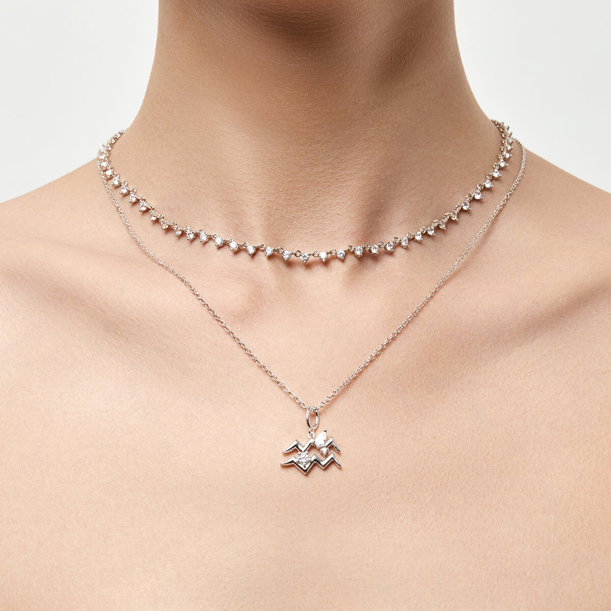 Aquarius Zodiac Necklace