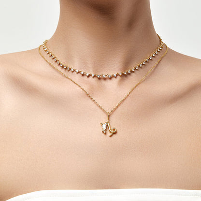 Capricorn Zodiac Necklace