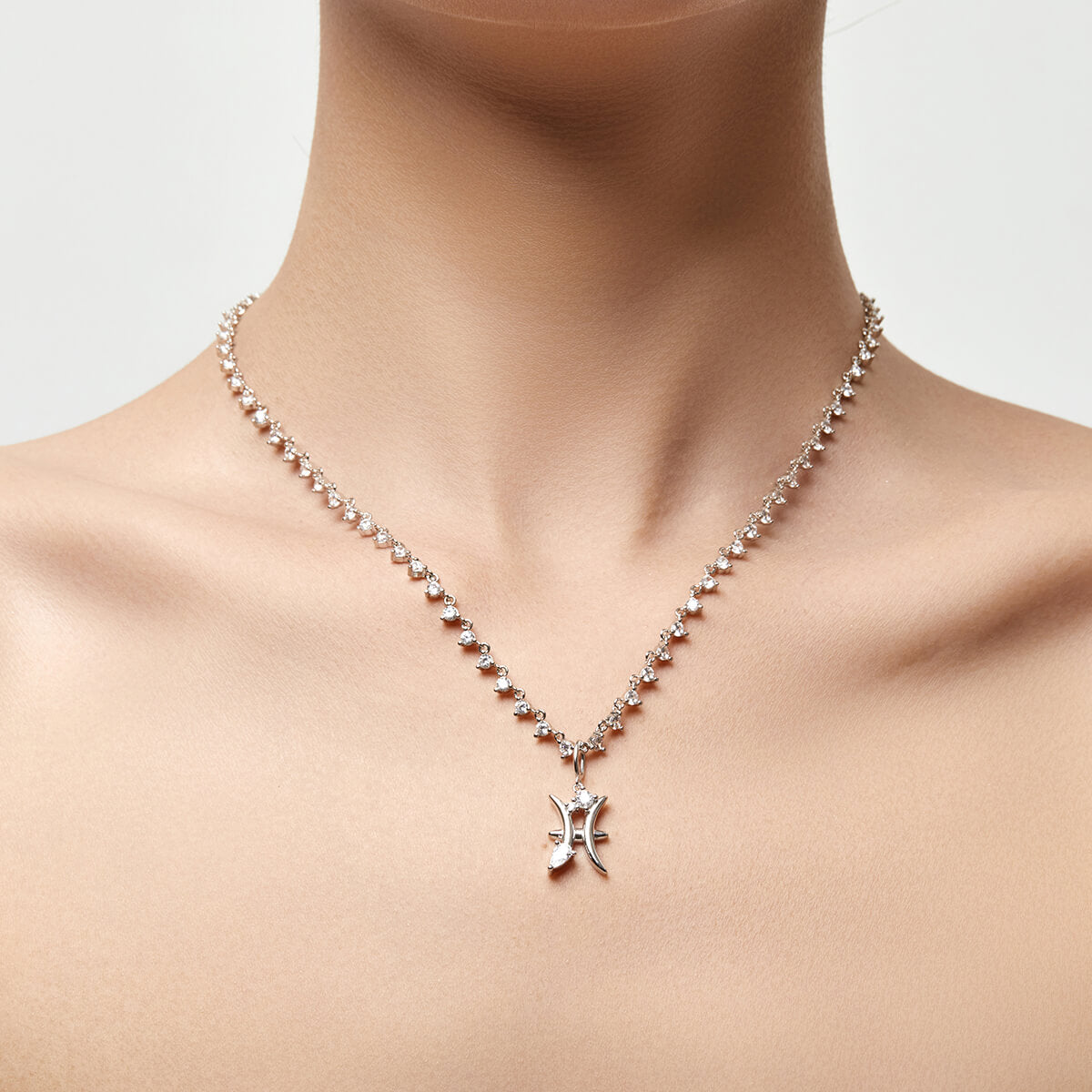Pisces Zodiac Necklace