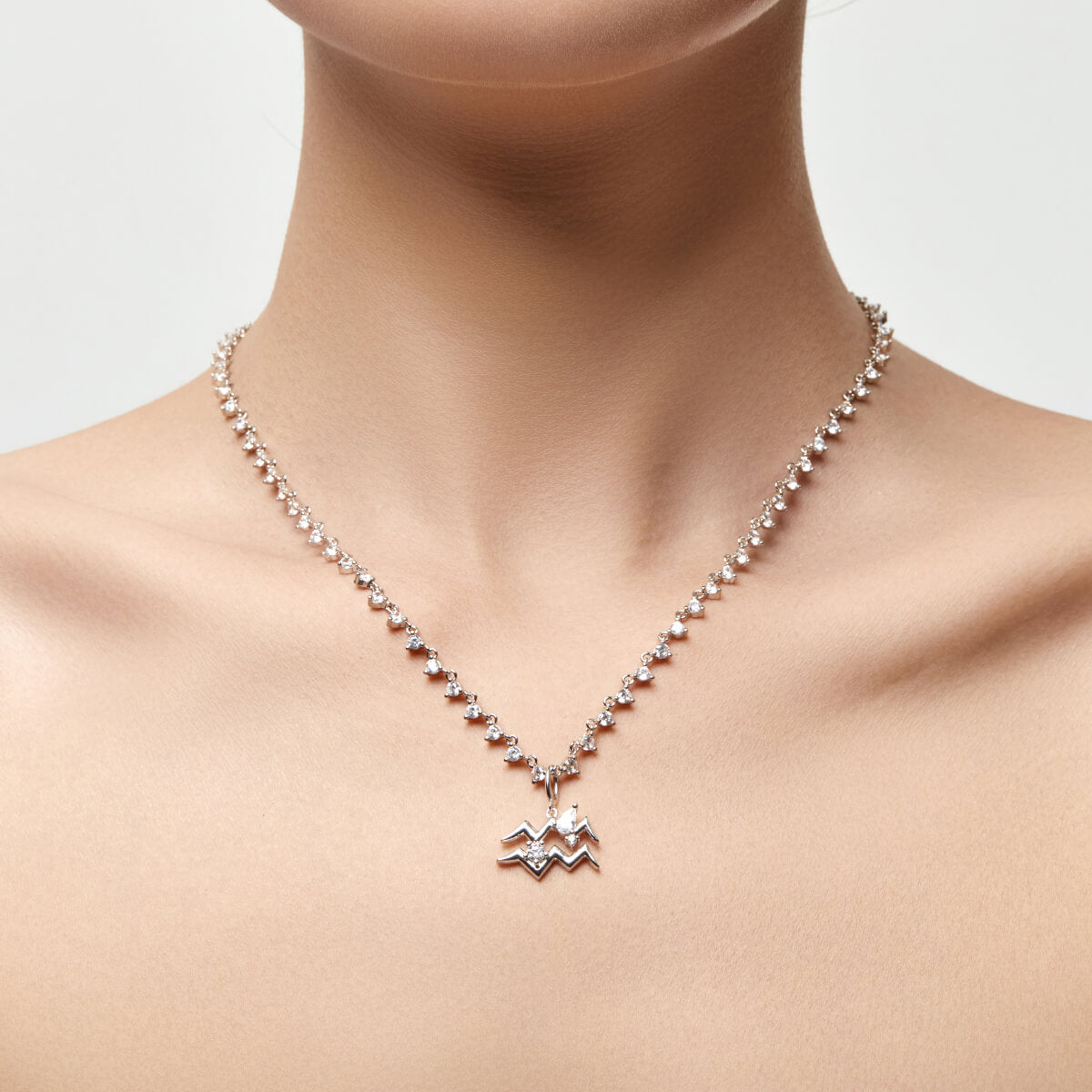 Aquarius Zodiac Necklace
