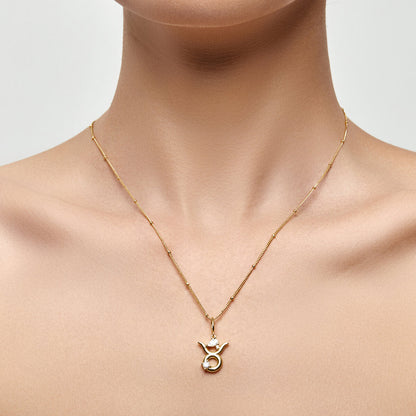 Taurus Zodiac Necklace