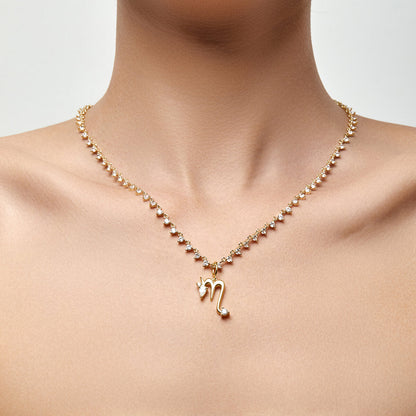 Scorpio Zodiac Necklace